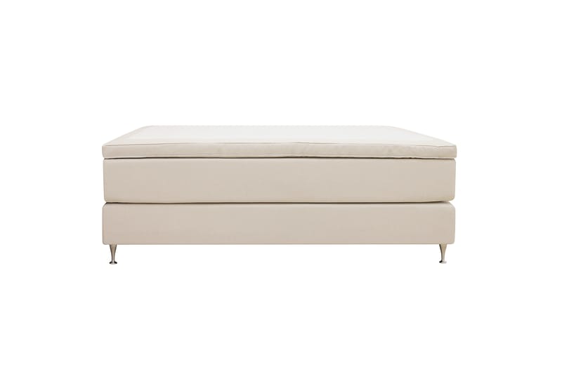 Hilton Premium Kontinentalsäng 160x200 cm - Ljusbeige Tyg - Möbler - Sovrum - Sängar - Kontinentalsängar