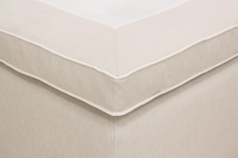 Hilton Plus Komplett Sängpaket med Förvaring 160x200 cm - Ljusbeige - Möbler - Sovrum - Sängar - Kontinentalsängar