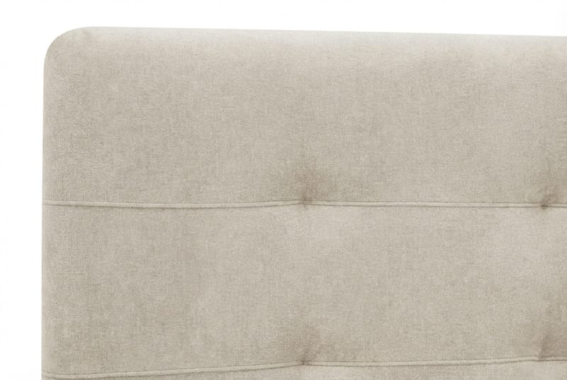 Hilton Premium Komplett Sängpaket 180x200 cm Kontinentalsäng med Sänggavel - Beige Tyg - Möbler - Sovrum - Sängar - Kontinentalsängar