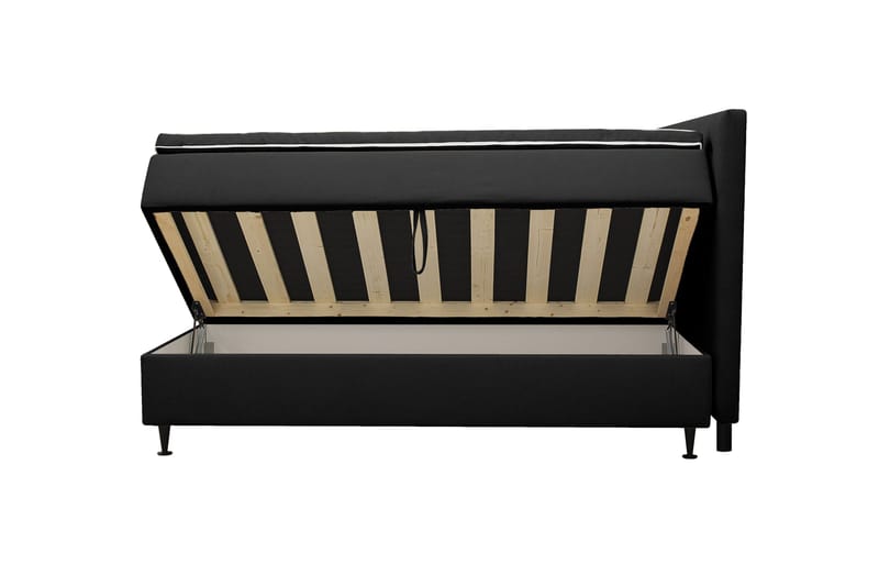 Hilton Plus Komplett Sängpaket med Förvaring 160x200 cm - Antracit - Möbler - Sovrum - Sängar - Kontinentalsängar