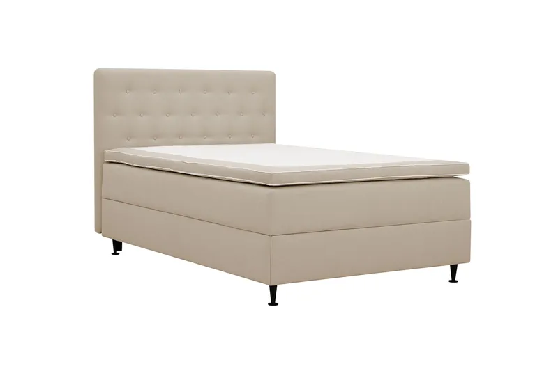 Hilton Plus Komplett Sängpaket med Förvaring 120x200 cm - Beige - Möbler - Sovrum - Sängar - Kontinentalsängar