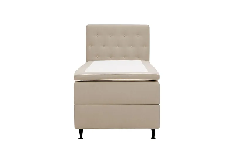 Hilton Plus Komplett Sängpaket med Förvaring 90x200 cm, Beige