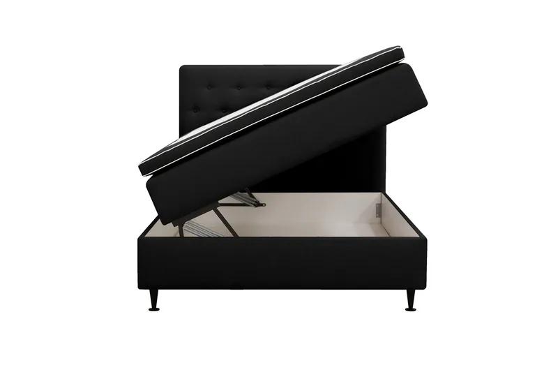Hilton Plus Komplett Sängpaket med Förvaring 140x200 cm - Antracit - Möbler - Sovrum - Sängar - Kontinentalsängar