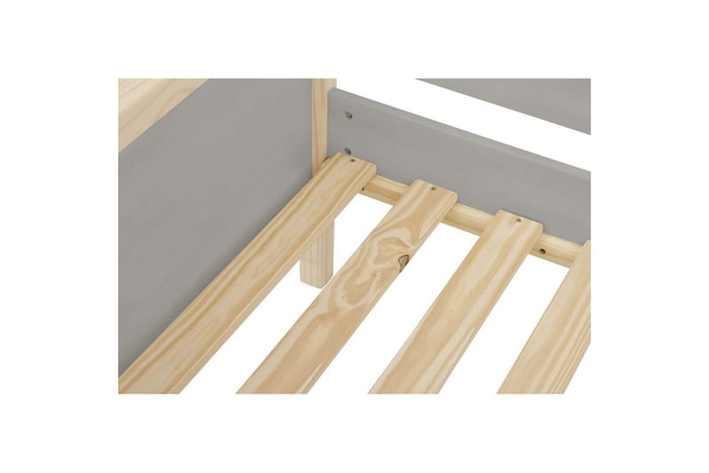 Himmelsäng Square Line Grå, 205x96x133 cm - Grå, 205x96x133 cm - Möbler - Sovrum - Sängar - Himmelsäng