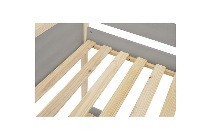 Himmelsäng Square Line Grå, 205x96x184 cm - Grå, 205x96x184 cm - Möbler - Sovrum - Sängar - Himmelsäng