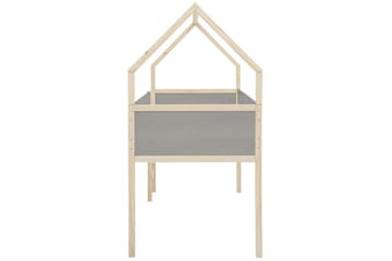 Himmelsäng Square Line Grå, 205x96x184 cm - Grå, 205x96x184 cm - Möbler - Sovrum - Sängar - Himmelsäng