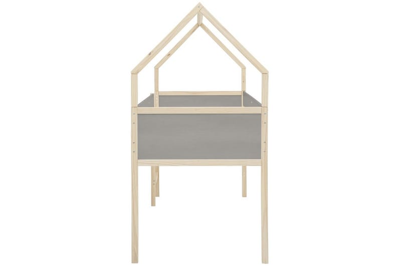 Himmelsäng Square Line Grå, 205x96x184 cm - Grå, 205x96x184 cm - Möbler - Sovrum - Sängar - Himmelsäng