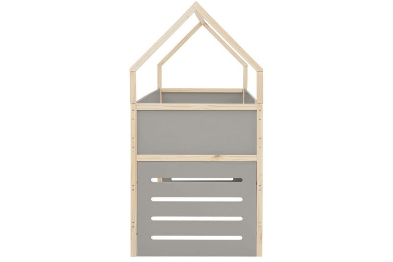 Himmelsäng Square Line med panel Grå - Grå - Möbler - Sovrum - Sängar - Himmelsäng