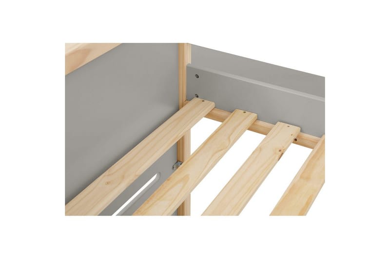 Himmelsäng Square Line med panel Grå - Grå - Möbler - Sovrum - Sängar - Himmelsäng