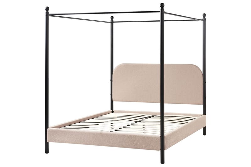 Himmelssäng Dannemois, Taupe, svart, 140x200 cm