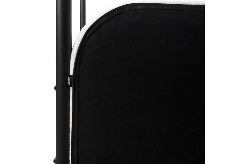 Himmelssäng Dannemois - Vit, Svart, 140x200 cm - Möbler - Sovrum - Sängar - Himmelsäng