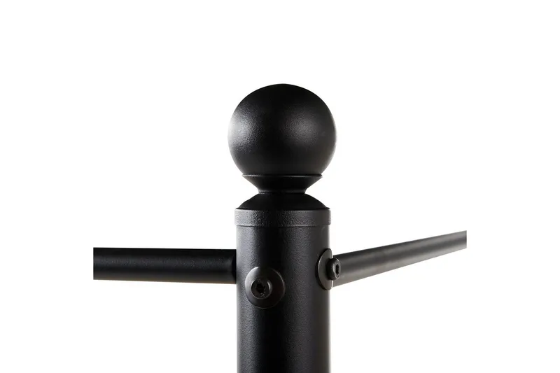 Himmelssäng Dannemois - Vit, Svart, 160x200 cm - Möbler - Sovrum - Sängar - Himmelsäng