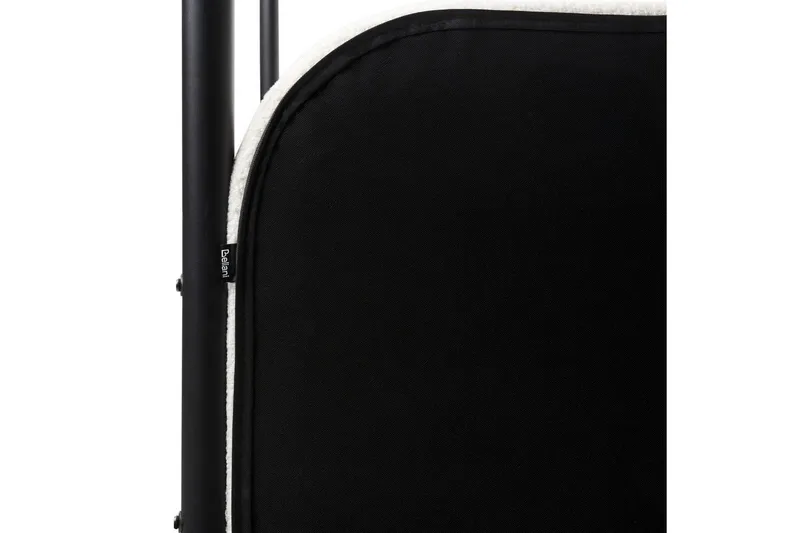 Himmelssäng Dannemois - Vit, Svart, 160x200 cm - Möbler - Sovrum - Sängar - Himmelsäng