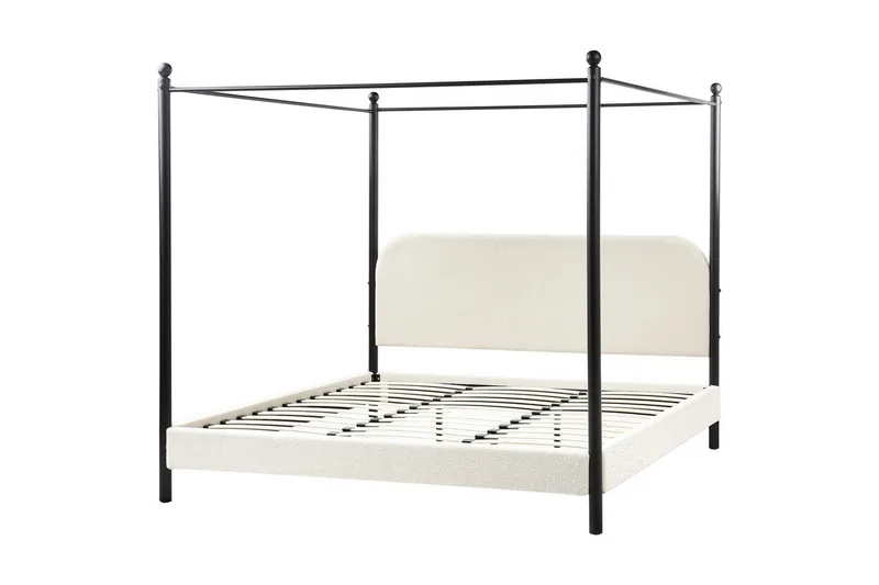 Himmelssäng Dannemois, Vit, Svart, 180x200 cm