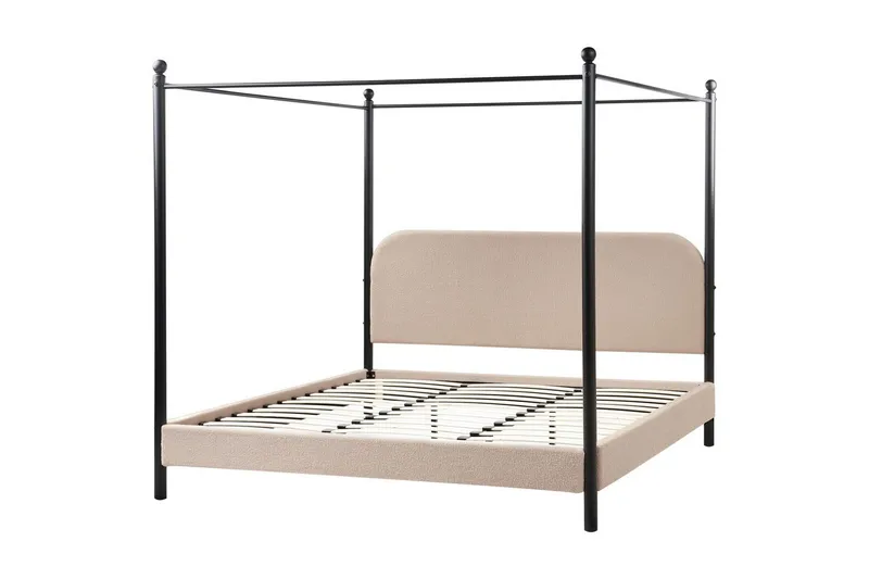 Himmelssäng Himmelssäng Dannemois Beige, Black 180x200 - Möbler - Sovrum - Sängar - Himmelsäng