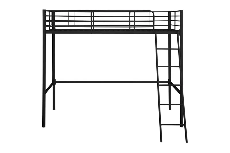 Hög säng Clove Svart - Svart - Möbler - Sovrum - Sängar - Våningssängar & loftsängar