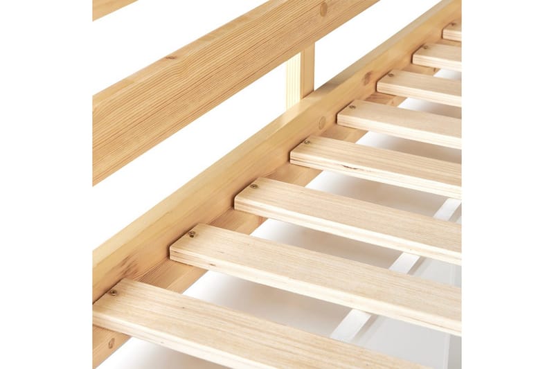 Högsäng med skrivbord Foucamont - Ljus trä, vit - Möbler - Sovrum - Sängar - Våningssängar & loftsängar