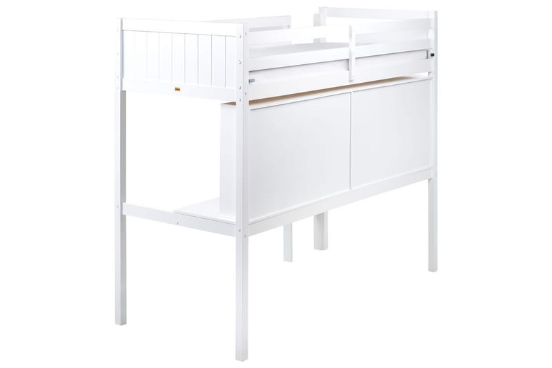Högsäng med skrivbord Foucamont - Vit - Möbler - Sovrum - Sängar - Våningssängar & loftsängar