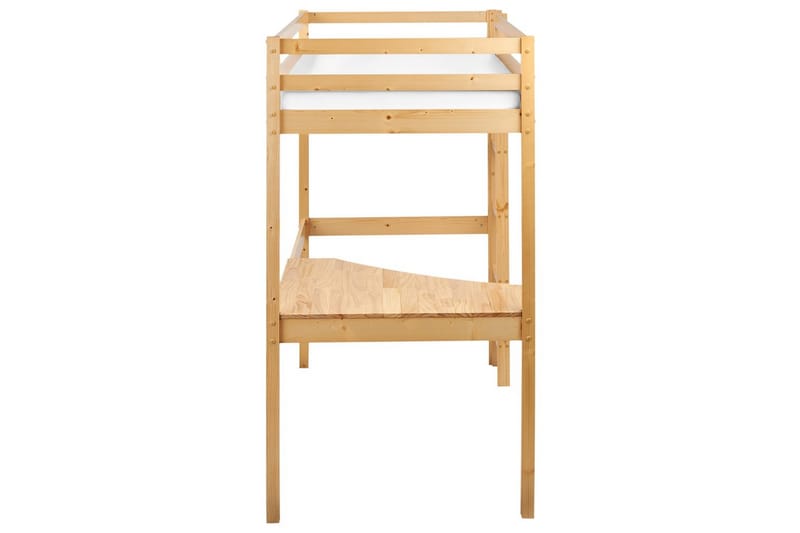 Högsäng med skrivbord Loury - Ljus trä - Möbler - Sovrum - Sängar - Våningssängar & loftsängar
