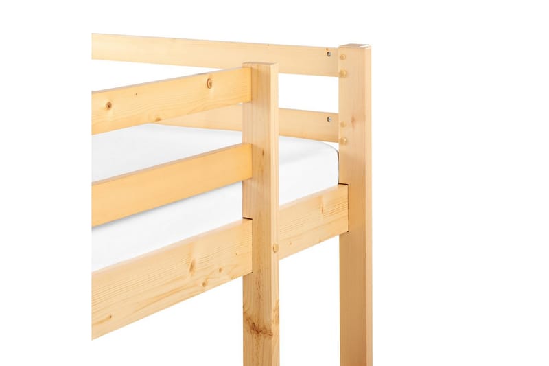 Högsäng med skrivbord Loury - Ljus trä - Möbler - Sovrum - Sängar - Våningssängar & loftsängar