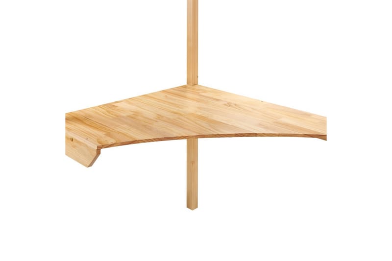 Högsäng med skrivbord Loury - Ljus trä - Möbler - Sovrum - Sängar - Våningssängar & loftsängar
