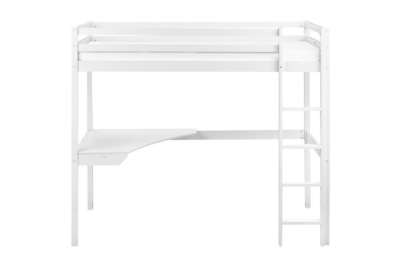 Högsäng med skrivbord Loury - Vit - Möbler - Sovrum - Sängar - Våningssängar & loftsängar