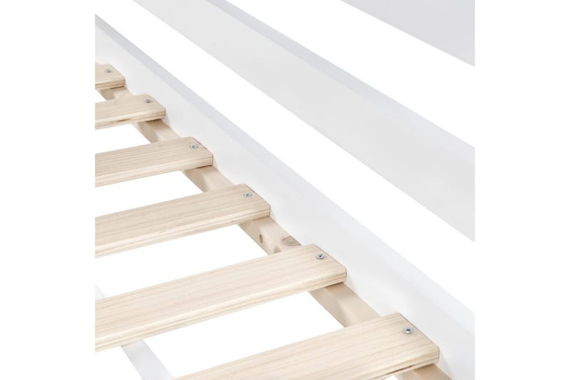 Högsäng med skrivbord Loury - Vit - Möbler - Sovrum - Sängar - Våningssängar & loftsängar