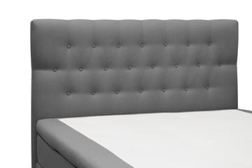 HVILA Classic Komplett Sängpaket 140x200 cm Kontinentalsäng med diamant sänggavel - Grå - Möbler - Sovrum - Sängar - Komplett Sängpaket