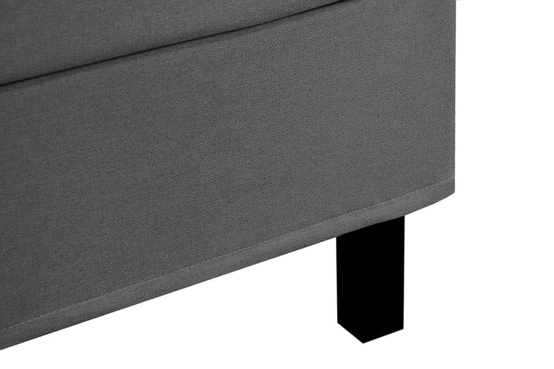 HVILA Classic Komplett Sängpaket 140x200 cm Kontinentalsäng med diamant sänggavel - Grå - Möbler - Sovrum - Sängar - Komplett Sängpaket