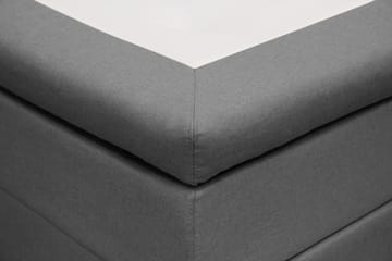 HVILA Classic Komplett Sängpaket 140x200 cm Kontinentalsäng med diamant sänggavel - Grå - Möbler - Sovrum - Sängar - Komplett Sängpaket