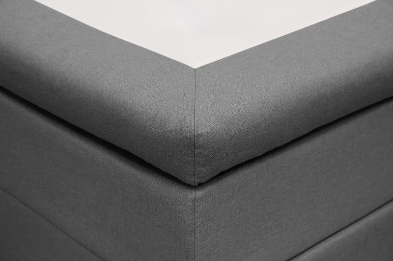 HVILA Classic Komplett Sängpaket 140x200 cm Kontinentalsäng med diamant sänggavel - Grå - Möbler - Sovrum - Sängar - Komplett Sängpaket