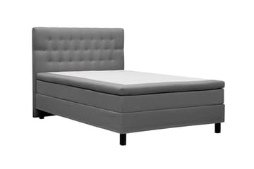 HVILA Classic Komplett Sängpaket 140x200 cm Kontinentalsäng med diamant sänggavel - Grå - Möbler - Sovrum - Sängar - Komplett Sängpaket
