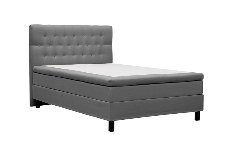 HVILA Classic Komplett Sängpaket 140x200 cm Kontinentalsäng med diamant sänggavel - Grå - Möbler - Sovrum - Sängar - Komplett Sängpaket