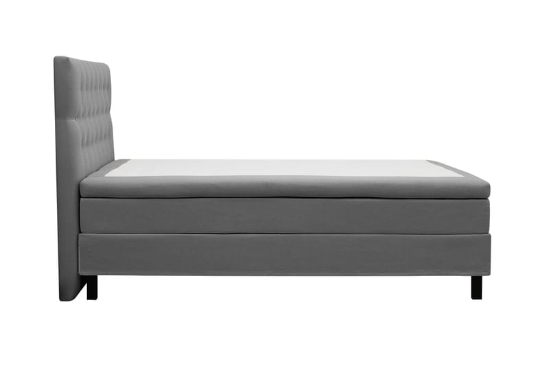 HVILA Classic Komplett Sängpaket 140x200 cm Kontinentalsäng med diamant sänggavel - Grå - Möbler - Sovrum - Sängar - Komplett Sängpaket