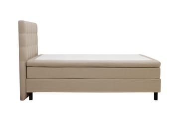 HVILA Classic Komplett Sängpaket 140x200 cm Kontinentalsäng med rutad sänggavel - Beige - Möbler - Sovrum - Sängar - Komplett Sängpaket