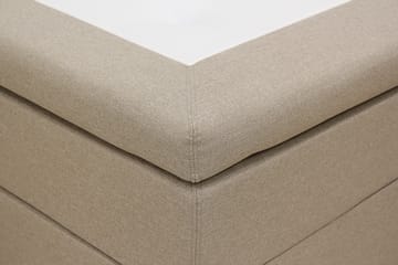 HVILA Classic Komplett Sängpaket 140x200 cm Kontinentalsäng med rutad sänggavel - Beige - Möbler - Sovrum - Sängar - Komplett Sängpaket