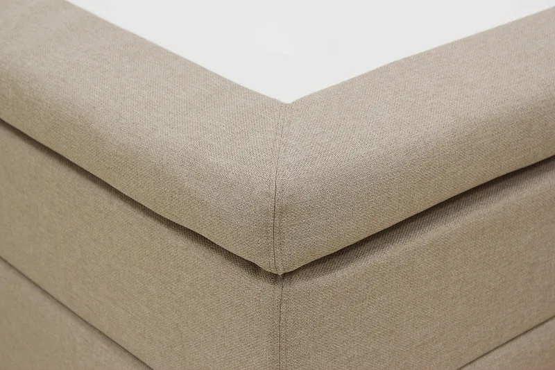 HVILA Classic Komplett Sängpaket 160x200 cm Kontinentalsäng med diamant sänggavel - Beige - Möbler - Sovrum - Sängar - Kontinentalsängar