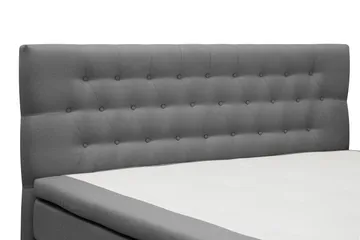 HVILA Classic Komplett Sängpaket 160x200 cm Kontinentalsäng med diamant sänggavel - Grå - Möbler - Sovrum - Sängar - Komplett Sängpaket