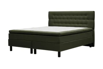 HVILA Classic Komplett Sängpaket 160x200 cm Kontinentalsäng med diamant sänggavel - Grön - Möbler - Sovrum - Sängar - Komplett Sängpaket