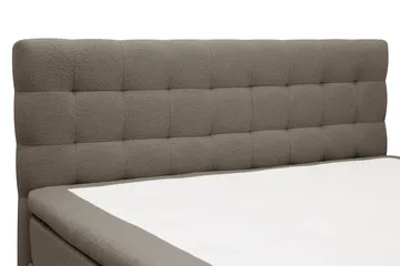HVILA Classic Komplett Sängpaket 160x200 cm Kontinentalsäng med rutad sänggavel - Brun / Teddy - Möbler - Sovrum - Sängar - Komplett Sängpaket
