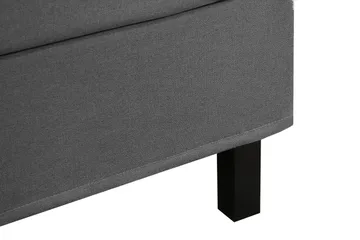HVILA Classic Komplett Sängpaket 160x200 cm Kontinentalsäng med rutad sänggavel - Grå - Möbler - Sovrum - Sängar - Komplett Sängpaket