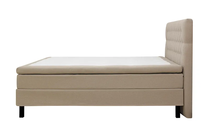 HVILA Classic Komplett Sängpaket 180x200 cm Kontinentalsäng med diamant sänggavel - Beige - Möbler - Sovrum - Sängar - Kontinentalsängar