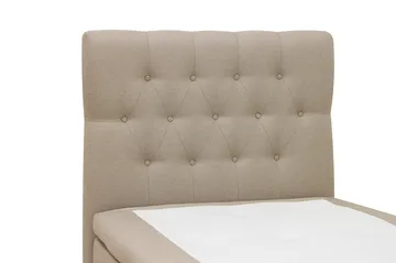 HVILA Classic Komplett Sängpaket 90x200 cm Kontinentalsäng med diamant sänggavel - Beige - Möbler - Sovrum - Sängar - Komplett Sängpaket