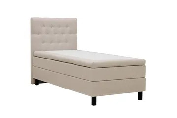 HVILA Classic Komplett Sängpaket 90x200 cm Kontinentalsäng med diamant sänggavel - Beige - Möbler - Sovrum - Sängar - Komplett Sängpaket