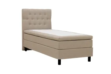 HVILA Classic Komplett Sängpaket 90x200 cm Kontinentalsäng med diamant sänggavel - Beige - Möbler - Sovrum - Sängar - Komplett Sängpaket