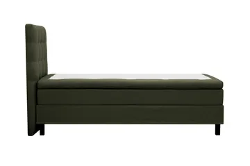 HVILA Classic Komplett Sängpaket 90x200 cm Kontinentalsäng med rutad sänggavel - Grön - Möbler - Sovrum - Sängar - Komplett Sängpaket