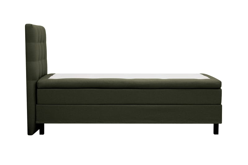 HVILA Classic Komplett Sängpaket 90x200 cm Kontinentalsäng med rutad sänggavel - Grön - Möbler - Sovrum - Sängar - Komplett Sängpaket