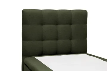 HVILA Classic Komplett Sängpaket 90x200 cm Kontinentalsäng med rutad sänggavel - Grön - Möbler - Sovrum - Sängar - Komplett Sängpaket