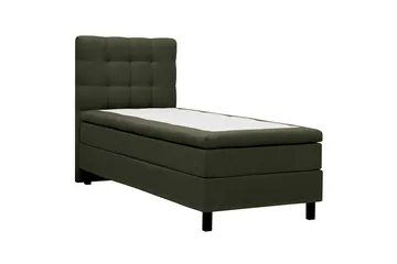 HVILA Classic Komplett Sängpaket 90x200 cm Kontinentalsäng med rutad sänggavel - Grön - Möbler - Sovrum - Sängar - Komplett Sängpaket