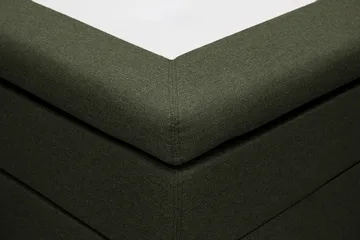 HVILA Classic Komplett Sängpaket 90x200 cm Kontinentalsäng med rutad sänggavel - Grön - Möbler - Sovrum - Sängar - Komplett Sängpaket